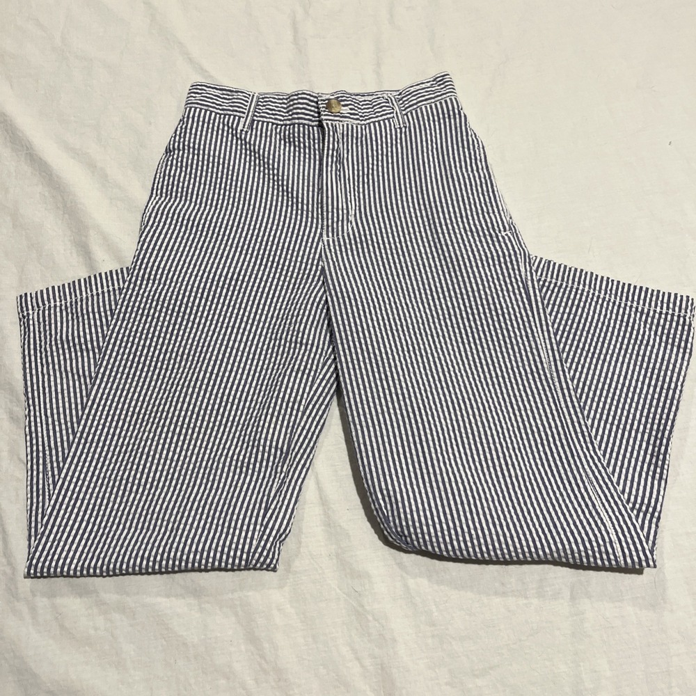 Kitestrings By Hartstrings Boys Blue White Seersucker Pants Size 8